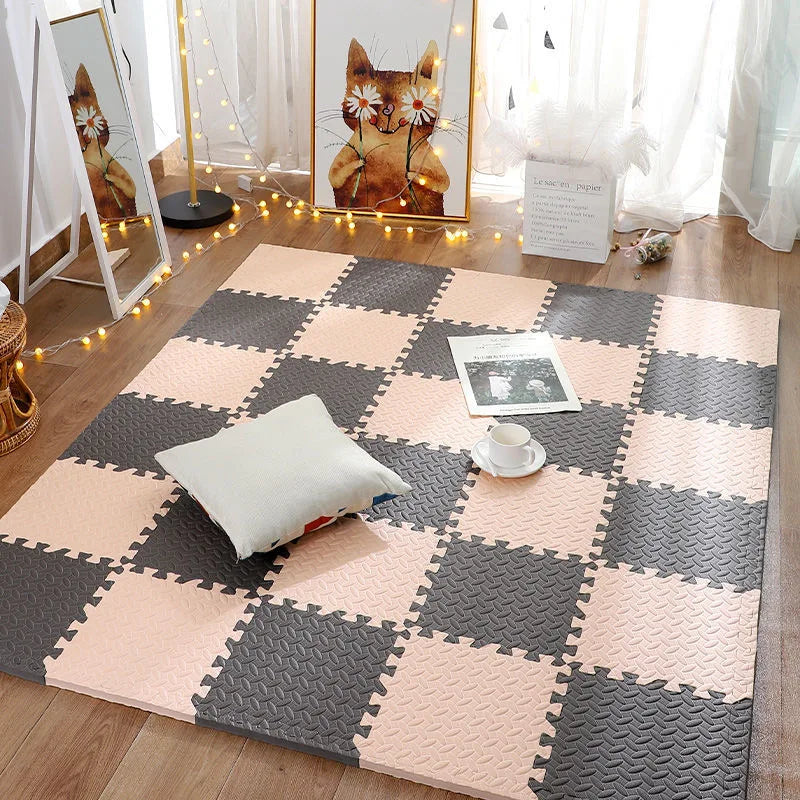 8-16Pcs Baby Foam Puzzle Play Mat – Soft EVA Kids Floor Carpet, 30x1cm Educational Toy Blanket for Toddlers & Infants