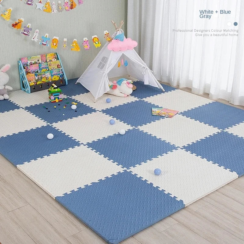 8-16Pcs Baby Foam Puzzle Play Mat – Soft EVA Kids Floor Carpet, 30x1cm Educational Toy Blanket for Toddlers & Infants