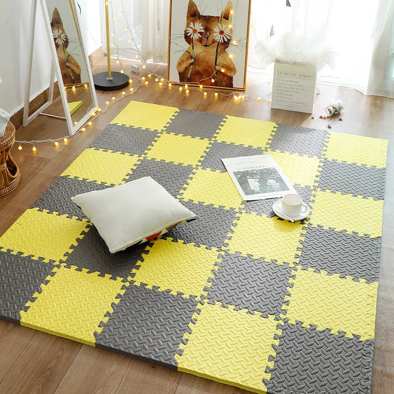 8-16Pcs Baby Foam Puzzle Play Mat – Soft EVA Kids Floor Carpet, 30x1cm Educational Toy Blanket for Toddlers & Infants