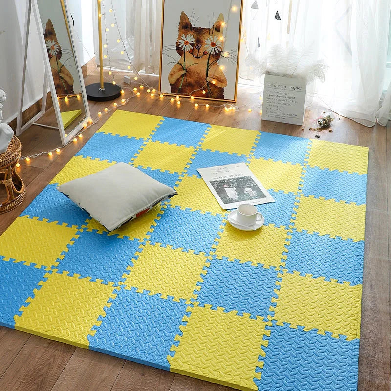 8-16Pcs Baby Foam Puzzle Play Mat – Soft EVA Kids Floor Carpet, 30x1cm Educational Toy Blanket for Toddlers & Infants