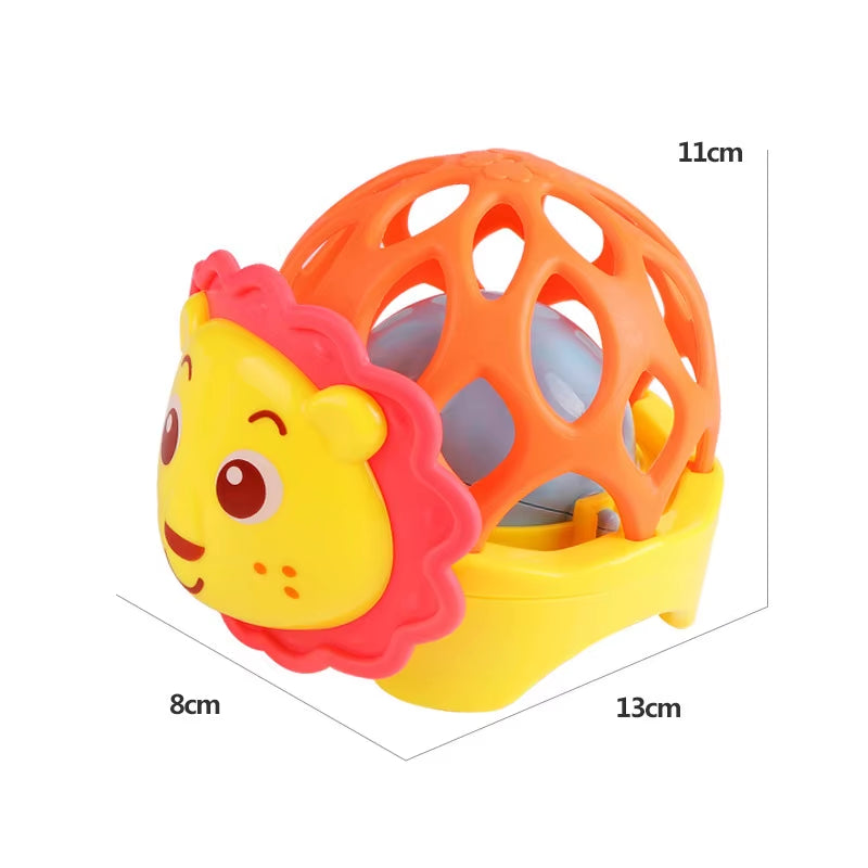 Baby Sensory Toys for 0–12 Months – Soft Silicone Rattle & Teether Set for Newborns | Chewable Developmental Toys for Infants