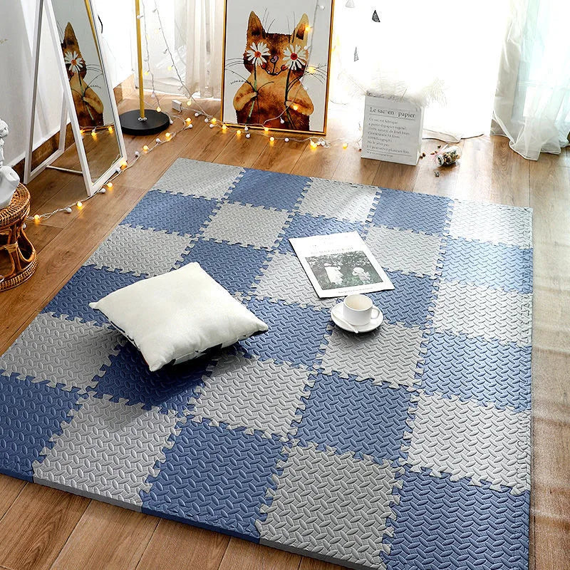 8-16Pcs Baby Foam Puzzle Play Mat – Soft EVA Kids Floor Carpet, 30x1cm Educational Toy Blanket for Toddlers & Infants