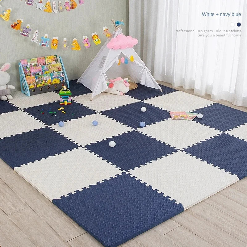 8-16Pcs Baby Foam Puzzle Play Mat – Soft EVA Kids Floor Carpet, 30x1cm Educational Toy Blanket for Toddlers & Infants